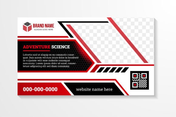 Adventure Science Horizontal Banner: Graphics for Social Media Templates