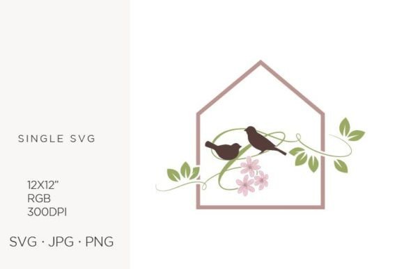 Birds Floral House, Letter C