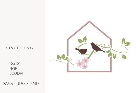 Birds Floral House, Letter S