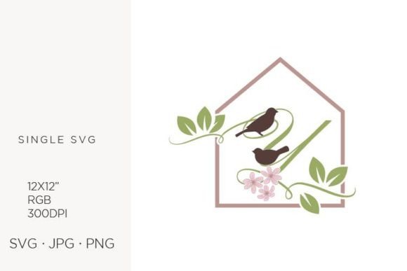 Birds Floral House, Letter Y