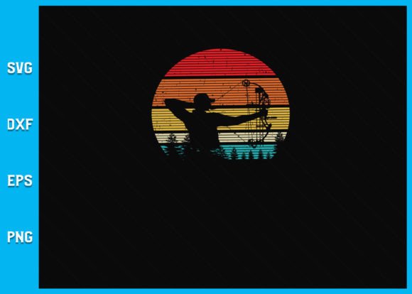 Bow Hunter Gift Graphics for Crafts