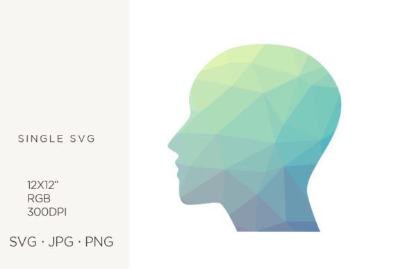 Geometrical Pattern, Human Head: Graphics & Icons