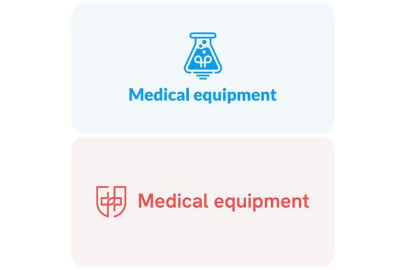 Medical Equipment Logo Pack: Graphics & Logos for Sellers