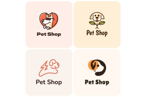 Pet Shop Logo Pack: Graphics & Logos for Creative Sellers