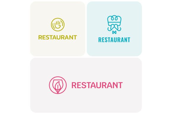 Restaurant Bar Logo Pack: Graphics & Logos for Crafters