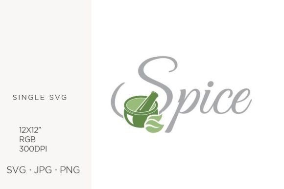 Spice, Mortar and Pestle Icons & Graphics